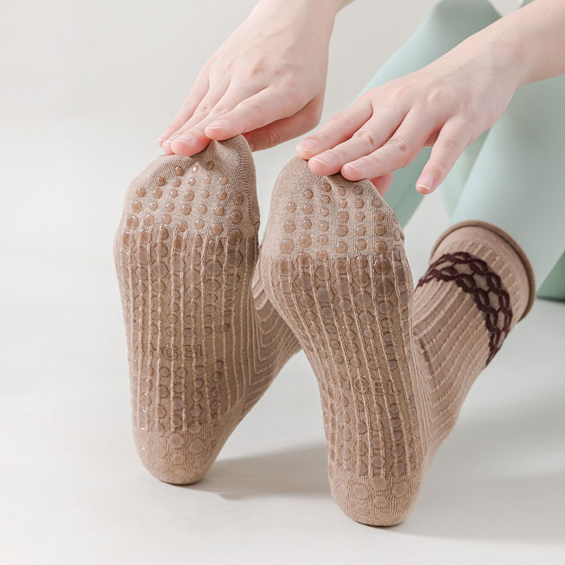 요가 양말 여성용 면 롤엣지 도트 실리콘 논슬립 필라테 - Medias Para Pilates Y Yoga 리뷰 및 가격