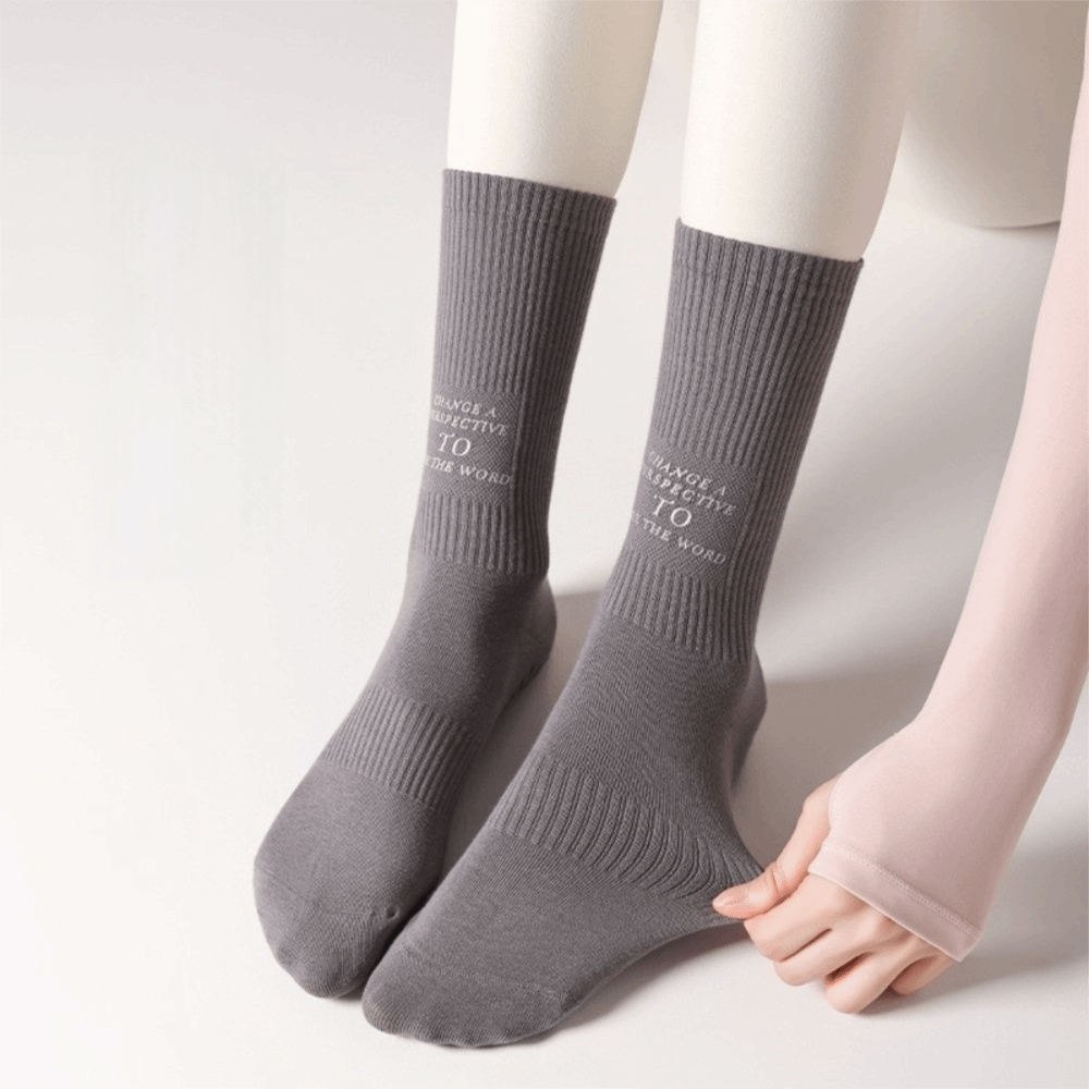 캐주얼 미끄럼 방지 요가 양말 부드러운 레터 프린트 필 - Medias Para Pilates Y Yoga 리뷰 및 가격