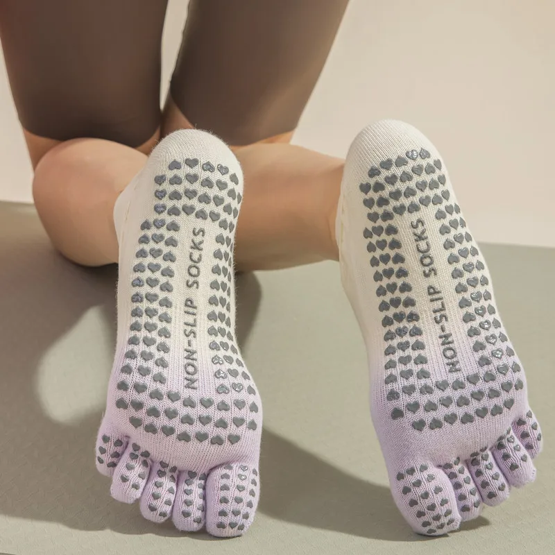 요가 양말 전문 실리콘 미끄럼 방지 그라데이션 필라테스 - Medias Para Pilates Y Yoga 리뷰 및 가격