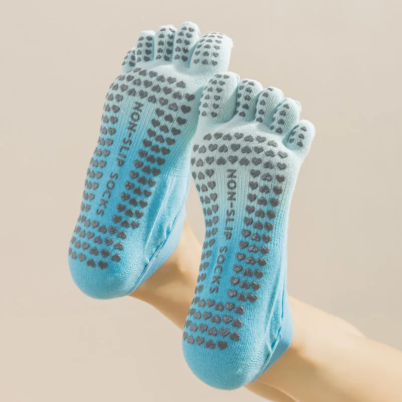 요가 양말 전문 실리콘 미끄럼 방지 그라데이션 필라테스 - Medias Para Pilates Y Yoga 리뷰 및 가격