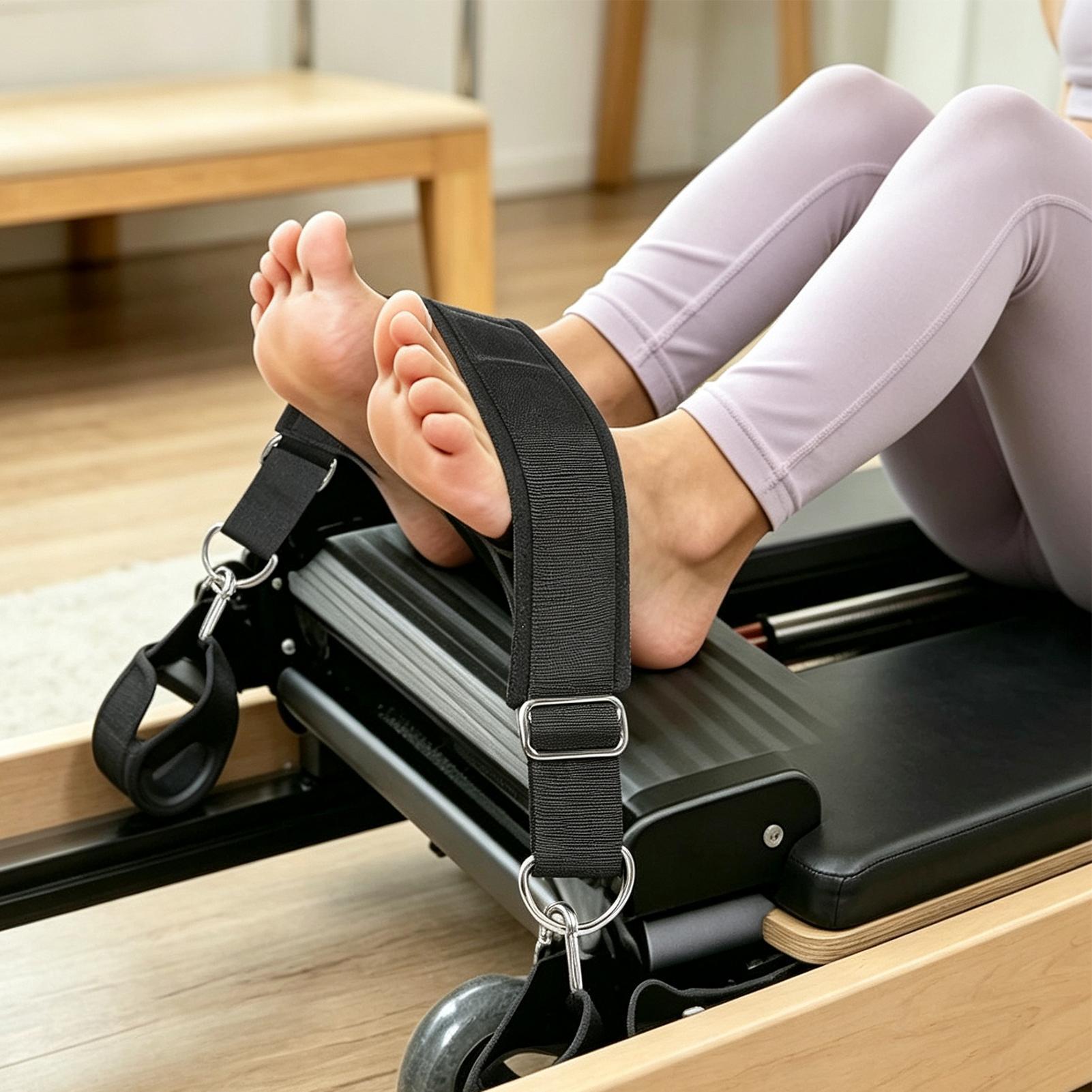 리포머 풋스트랩 더블 루프 두꺼운 논슬립 조절 가능한  - Pilates & Yoga Vida 리뷰 및 가격